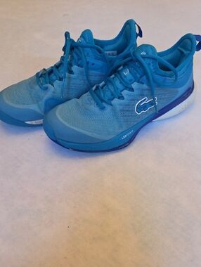 Lacoste ACLT23 - LSR FOAM Blue Athletic Lace-Up Sneakers